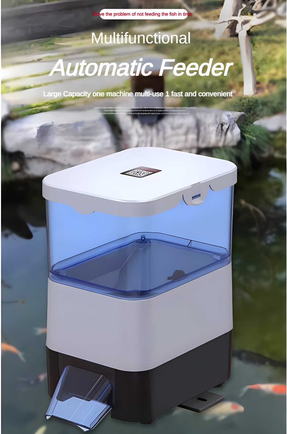 Aquarium Fertilizer - Distributeur automatique de nourriture pour poissons