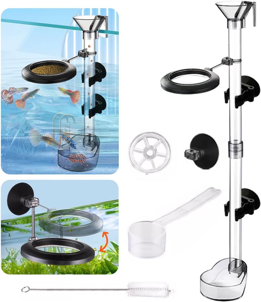 Aquarium Fertilizer - Ensemble de plats d'alimentation pour poissons