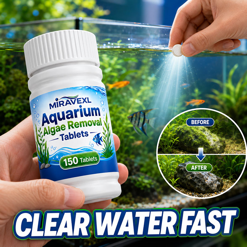 Aquarium Plants Live - MIRAVEXL 150 Comprimés pour l'élimination des