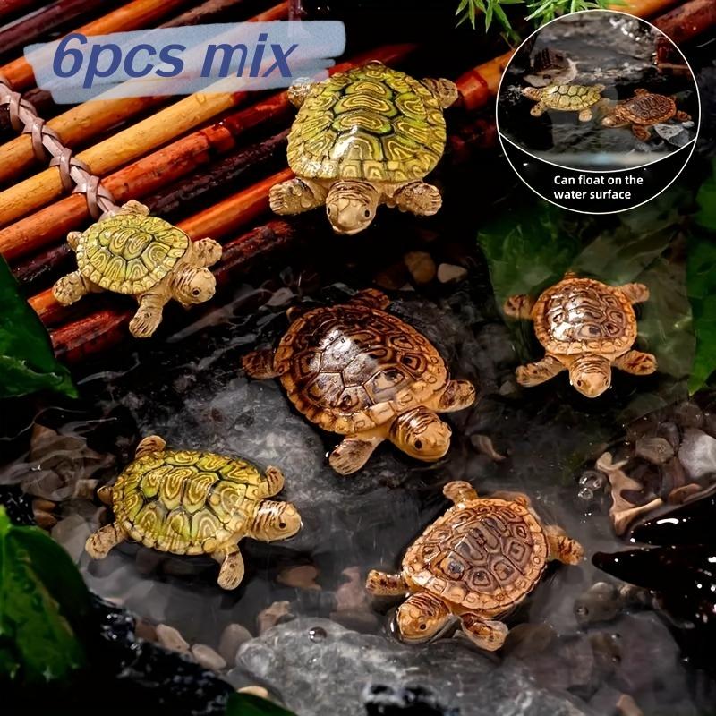 6 mini-statues de tortues pour - Aquarium Moss avis et prix